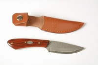 Rosewood handle Damascus Knife